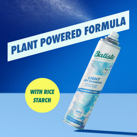 Batiste label details highlighting plant-powered, clean ingredients