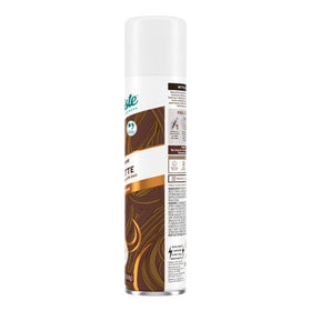 Batiste medium brunette cans on a bathroom shelf for easy daily styling benefit