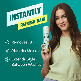 Batiste aerosol nozzle close-up highlighting easy precise application benefit