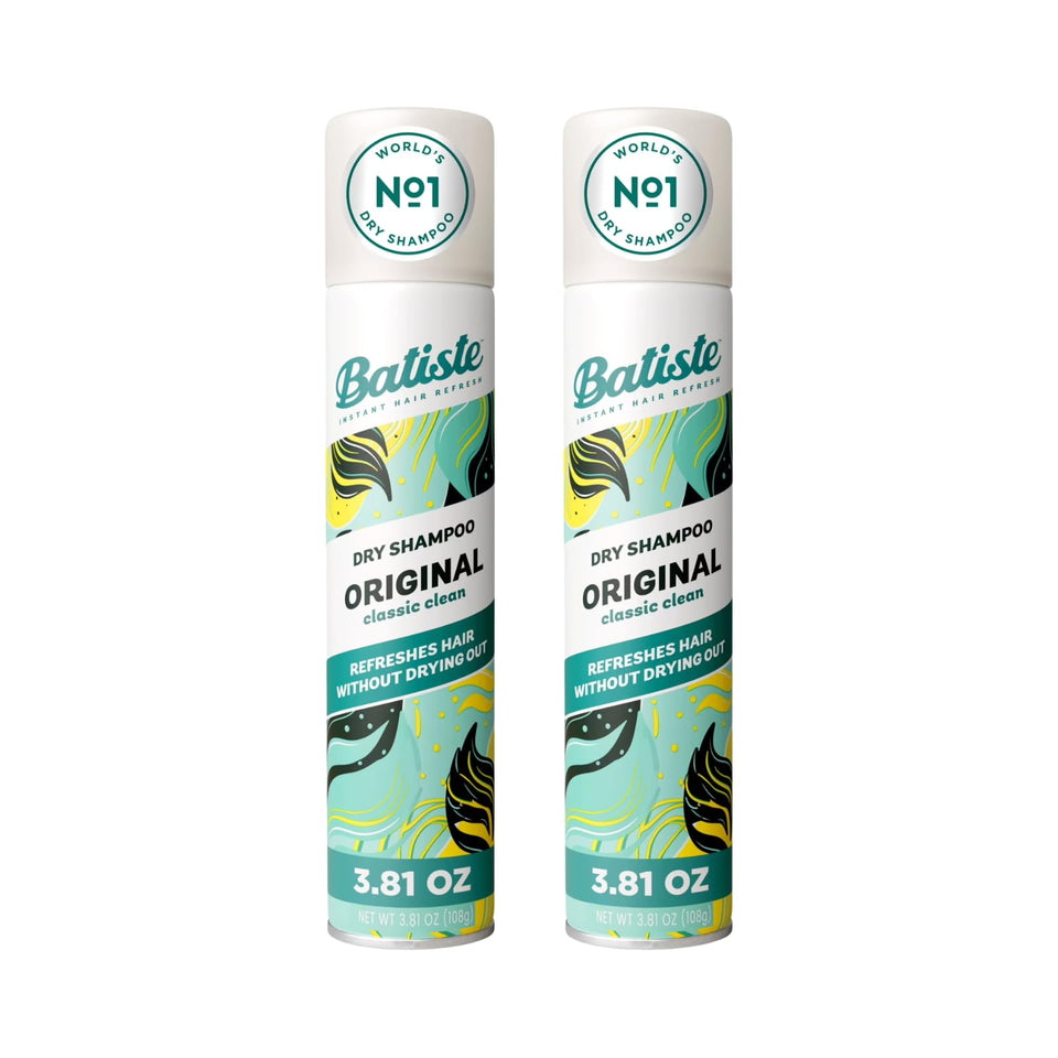 Batiste front packaging showing can and classic clean scent for quick refresh