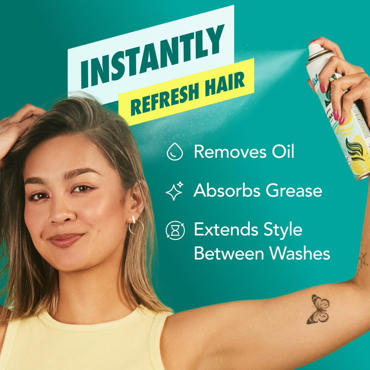 Batiste scent illustration highlighting bergamot and floral notes for freshness