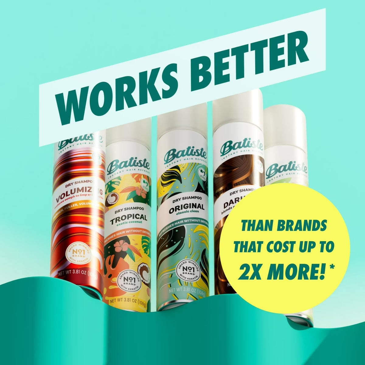 Batiste travel-ready bottle in a toiletry bag for on-the-go refreshment