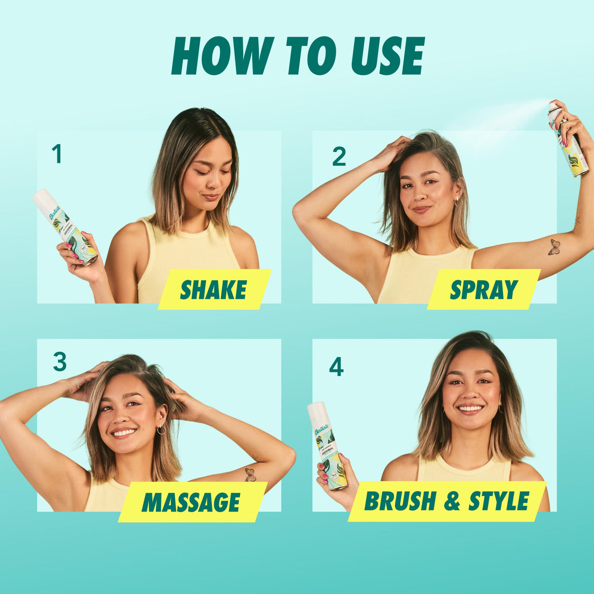 Batiste powder close-up showing rice starch oil-absorbing action