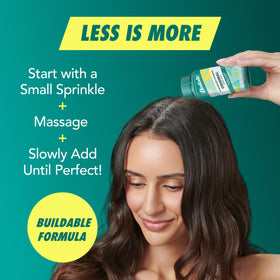 Batiste powder texture macro showing fine absorbent particles for oil control