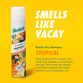 Batiste spray nozzle closeup demonstrating fine mist for even root coverage