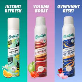 Batiste three-pack arranged on counter showing convenience and variety
