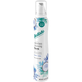Batiste nozzle detail showing pump action benefit: controlled, no-mess dispensing