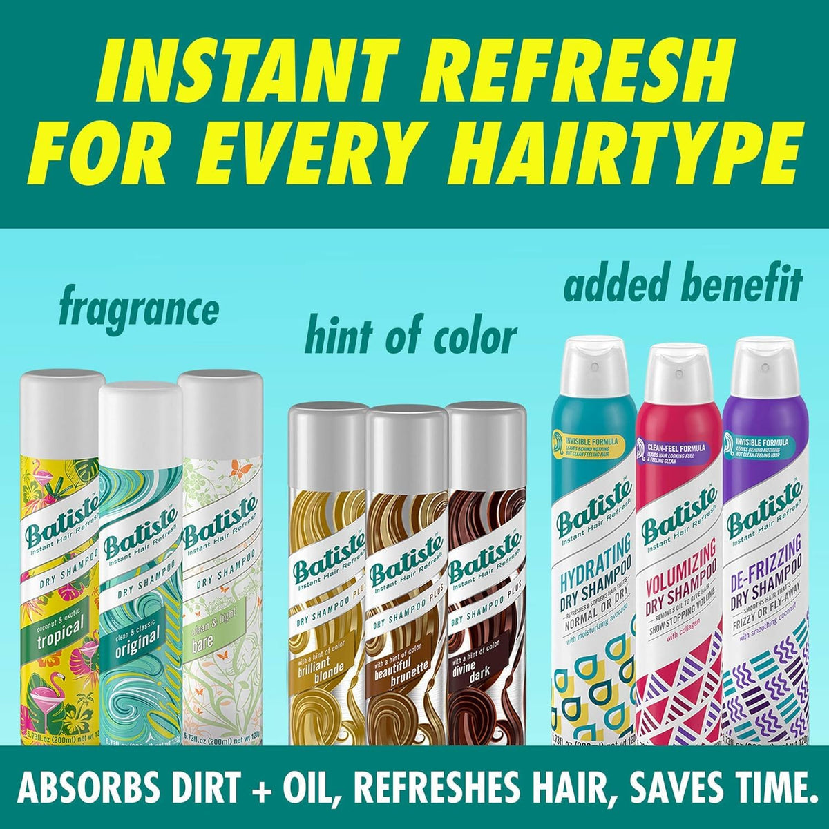 Batiste roots after application showing lift and refreshed look
