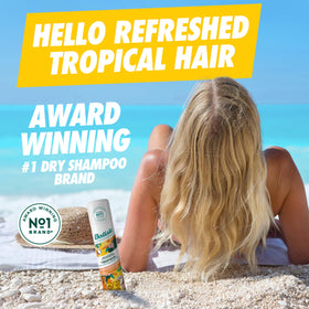 Batiste back label with ingredients and usage instructions for easy application