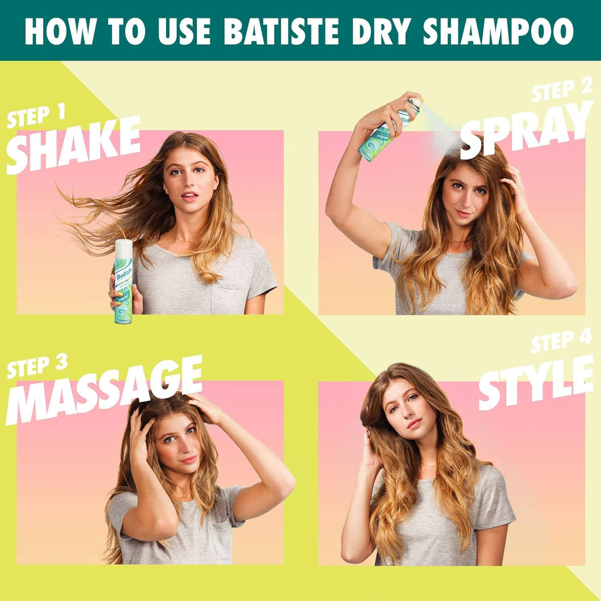 Batiste bottle label close-up highlighting tropical scent notes