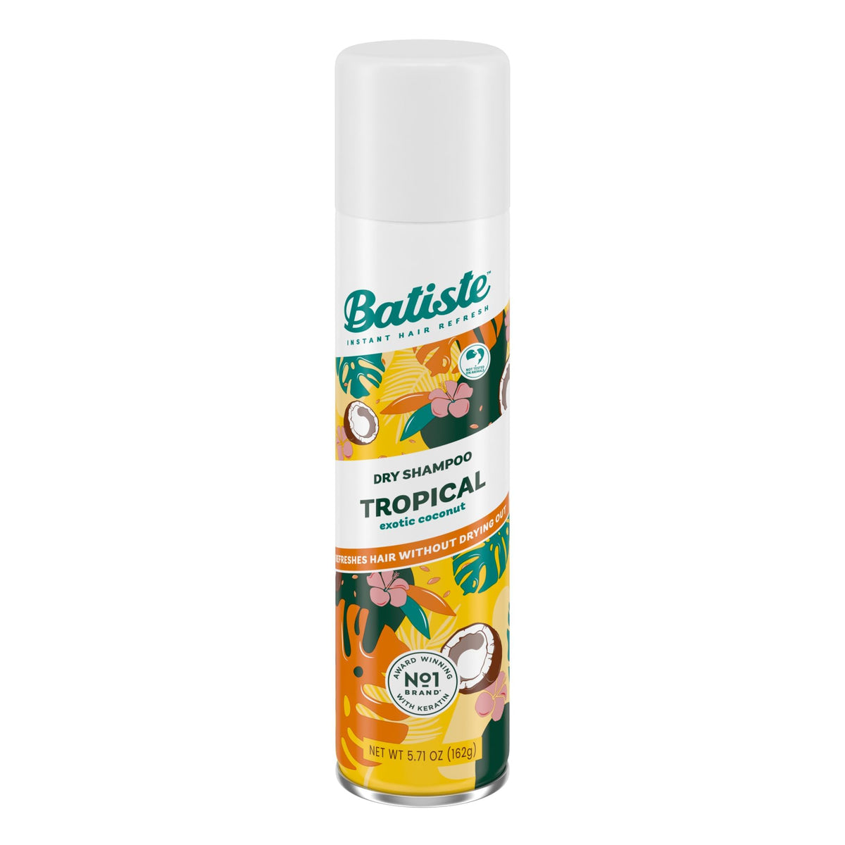 Batiste front packaging showing bottle and tropical design for quick refresh