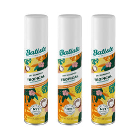 Batiste bottle front packaging showing tropical label and benefit