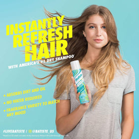 Batiste in a beach bag lifestyle shot for on-the-go convenience
