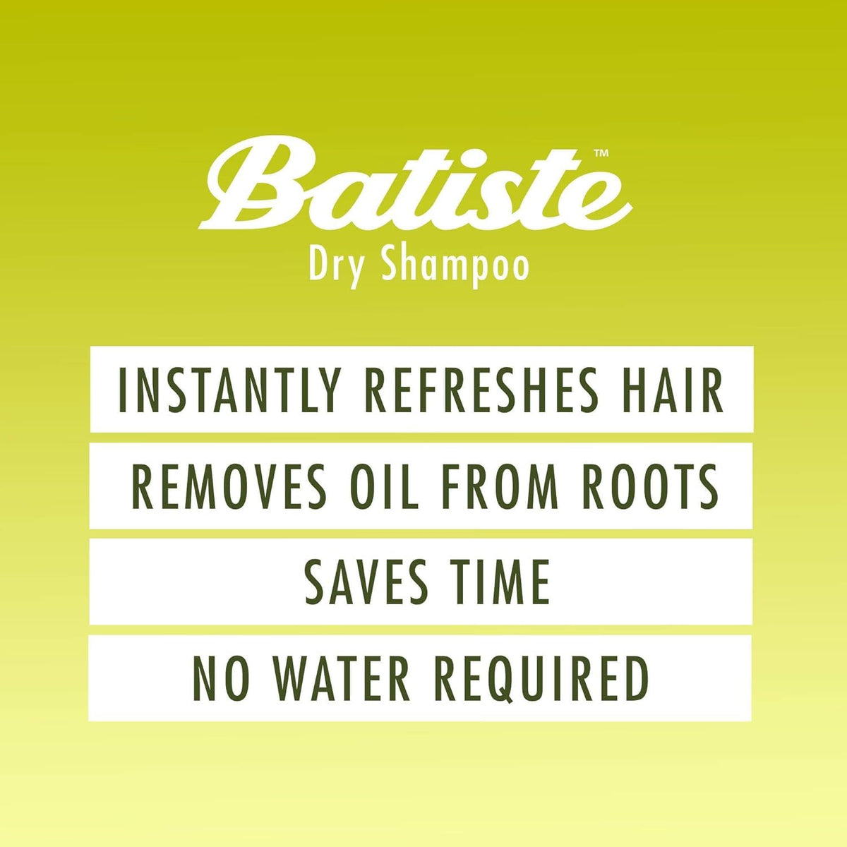 Batiste texture on hair ends adding visible body and hold