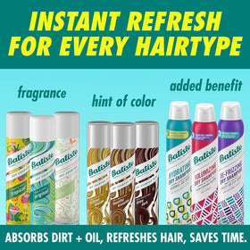 Batiste travel-size held in hand for on-the-go refresh convenience