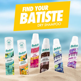 Batiste before and after hair photo illustrating added volume and freshness