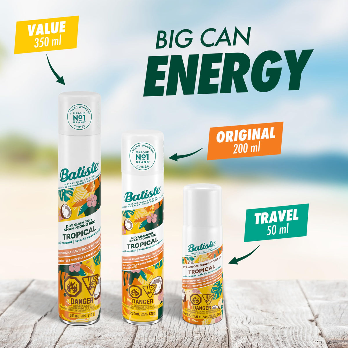Batiste can tucked in a travel bag highlighting convenience for on-the-go use