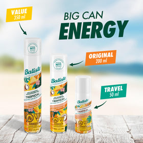 Batiste can tucked in a travel bag highlighting convenience for on-the-go use
