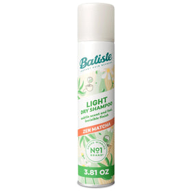 Batiste front can showing Zen Matcha label and compact travel size benefit