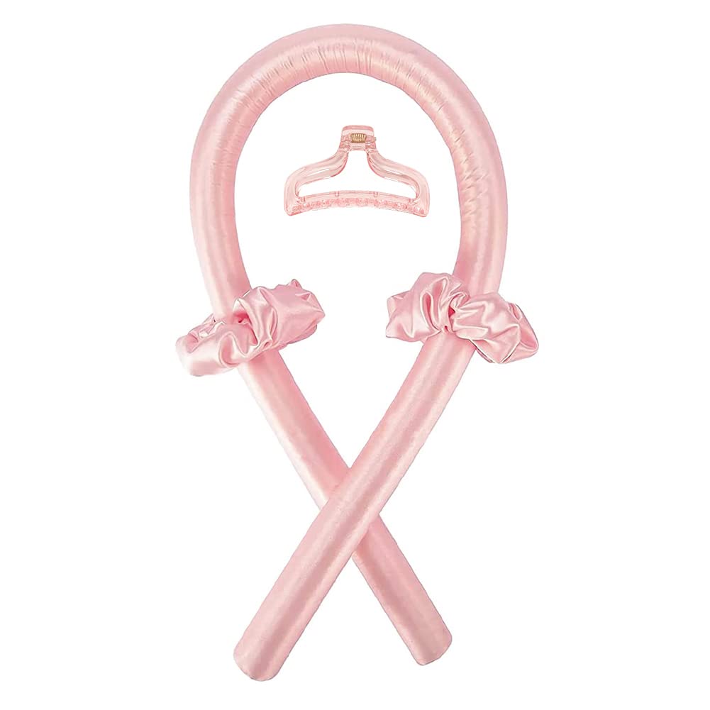 BATOUDE front view of pink headband kit showing compact styling set and benefits