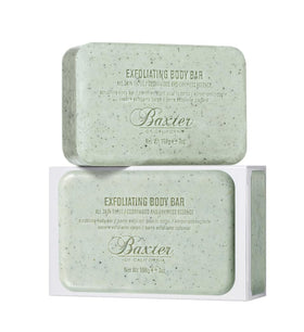 Baxter of California front packaging showing bar and scent benefits