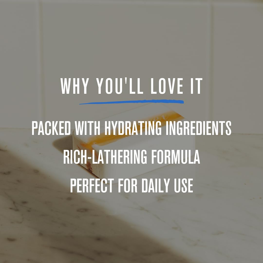 Baxter of California rich lather on sponge in shower, cleanses while preserving skin moisture