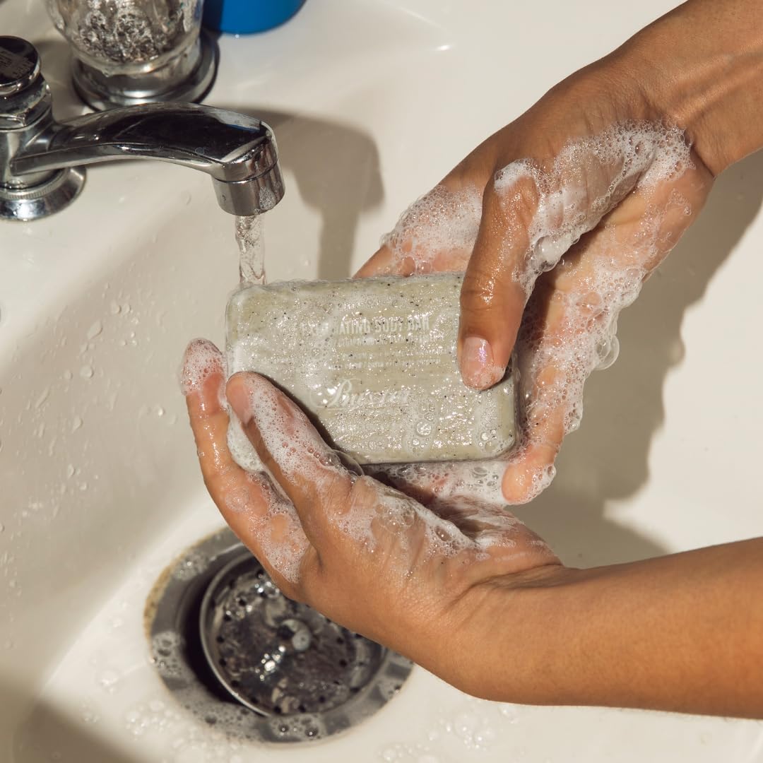 Baxter of California rich lather on skin demonstrating gentle cleansing