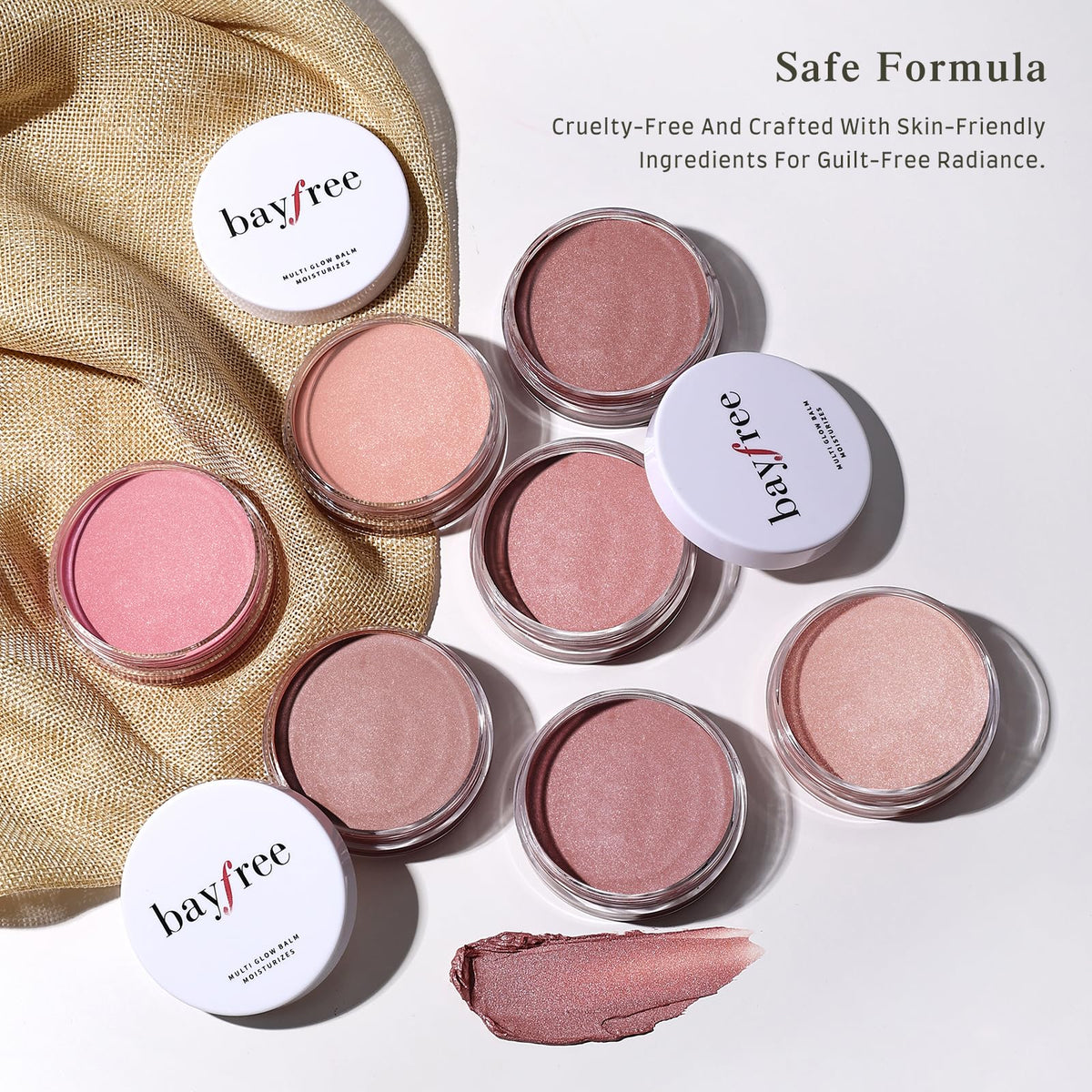 bayfree balm among travel essentials showing compact, convenient use