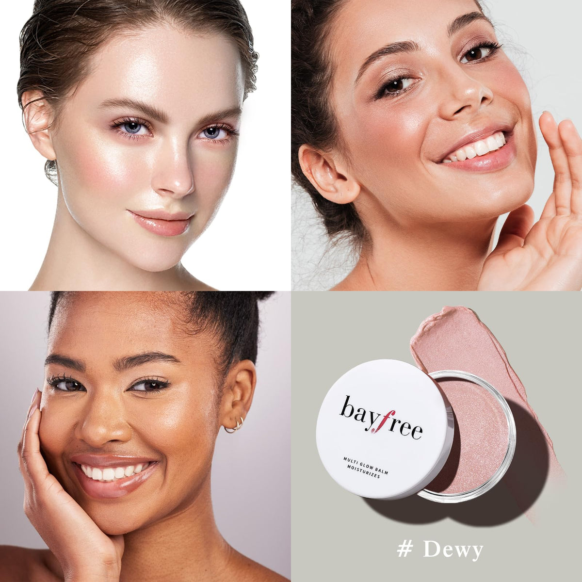 bayfree open pot showing creamy blush texture and blendability