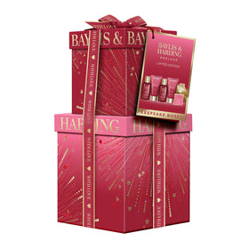 Baylis & Harding gift box on table in lifestyle setting, suggests ready-to-gift presentation