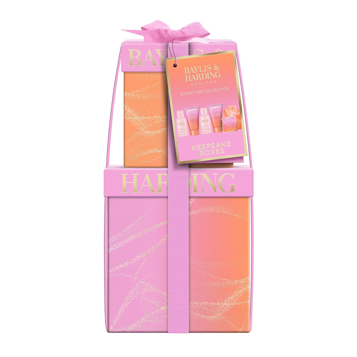 Baylis & Harding open gift box displaying all items for easy gifting and reuse