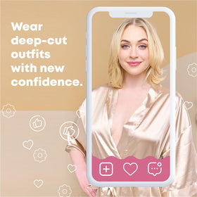 Bayside lifestyle image of woman wearing top showing confident décolleté look