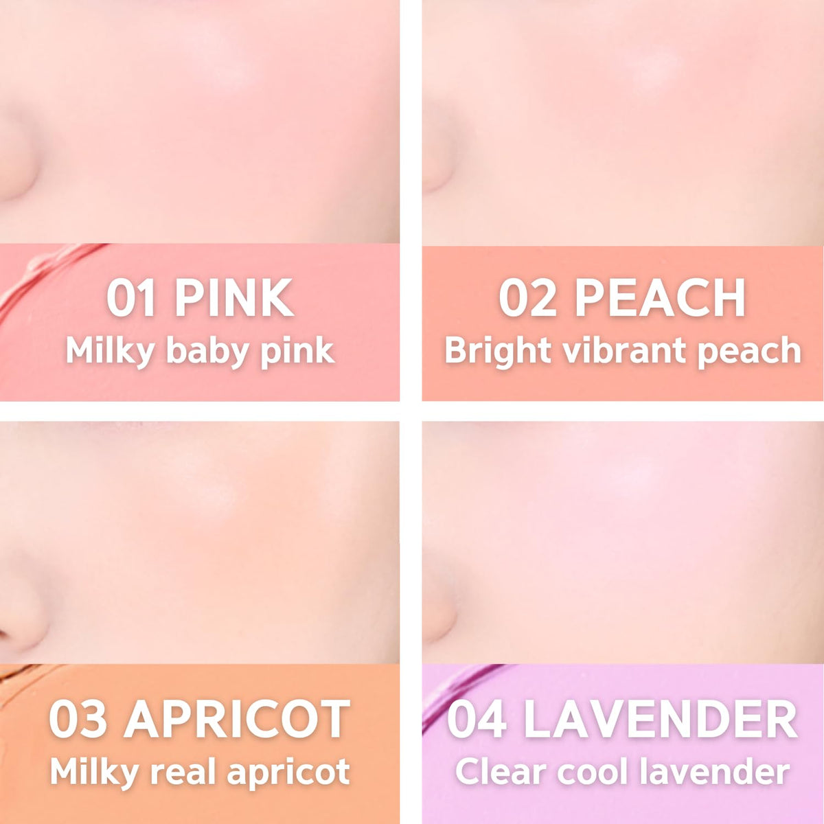 BBIA swatch on skin with finger showing pigmented, buildable payoff