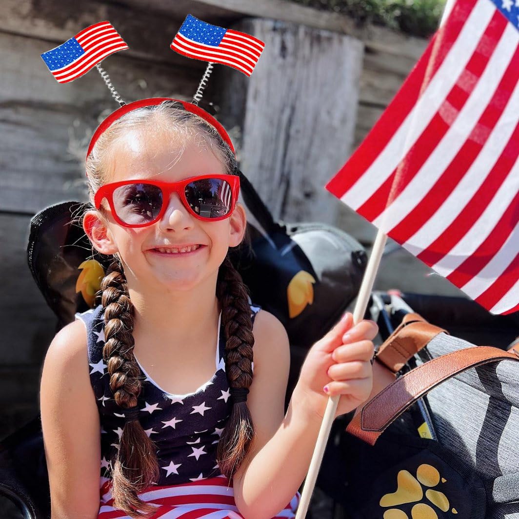 BBPOOL headbands worn at parade showing coordinated group look and festive boost