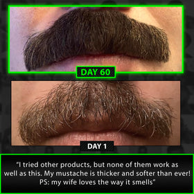 BBS BEST BEARD STUFF balm open to show smooth texture and easy daily application