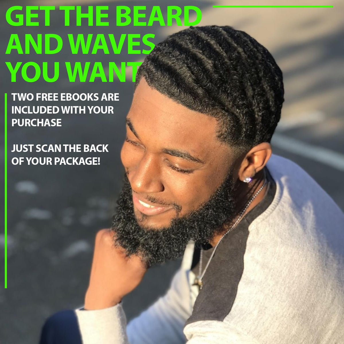 BBS BEST BEARD STUFF packaging with lifetime guarantee card for buyer confidence