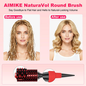 BBV three size brushes side-by-side to choose correct barrel for hair length