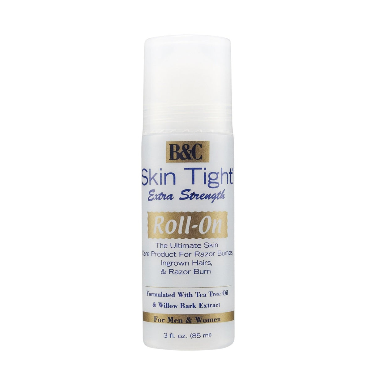 BC front packaging roll-on showing compact design and soothing benefit