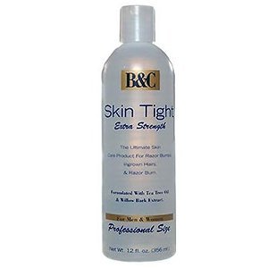 B&C Skin Tight jar front view showing label and concentrated extra strength formula benefit