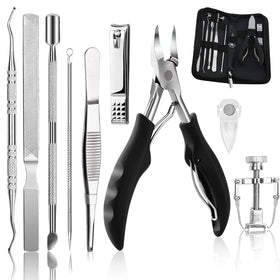 Bcabo front packaging showing all included pedicure tools and user manual for easy identification