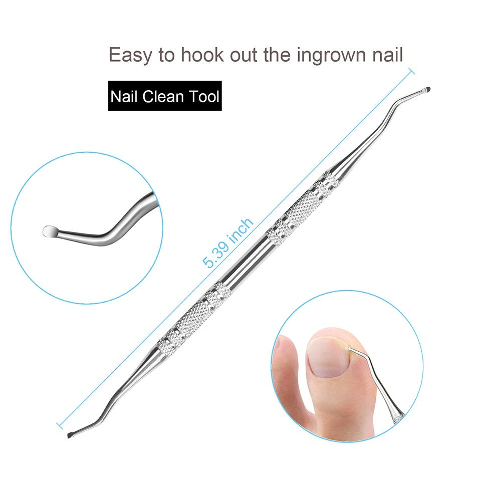 Bcabo tool in use lifting nail edge to relieve pressure and reduce discomfort