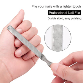 Bcabo nail nipper detail showing sharp curved blade for precise, clean toenail cuts