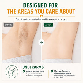 Bccdeuy before and after legs showing visibly smoother skin