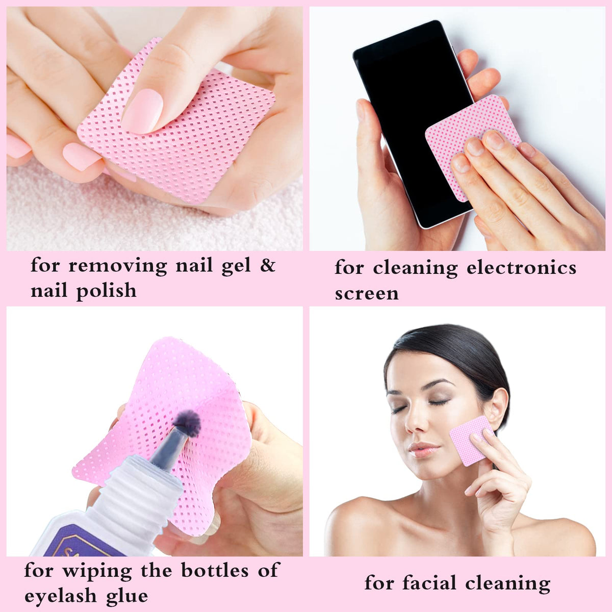 Bcowos pad in hand showing size and easy single-pad dispensing benefit