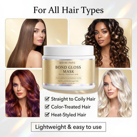 BCYXLR label close-up showing hydrolyzed keratin and hyaluronic acid for strengthening