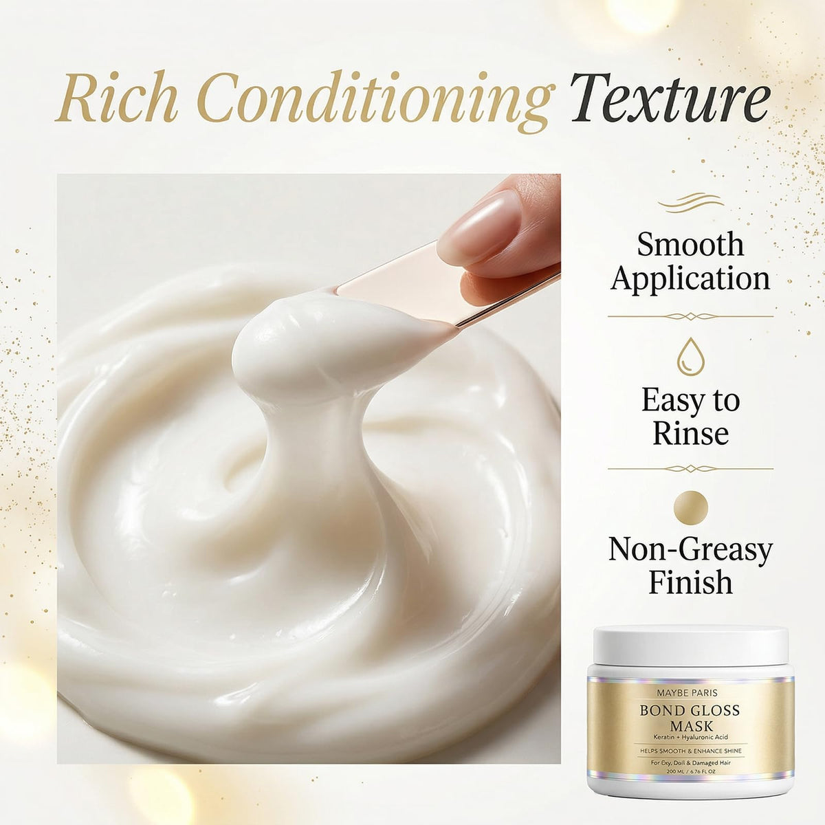 BCYXLR jar next to hairbrush showing product size and convenient at-home use