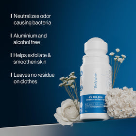 Be Bodywise ingredients label shot showing AHA BHA probiotic blend benefit