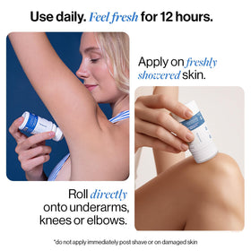 Be Bodywise bottle next to ruler showing 1.7 oz scale benefit