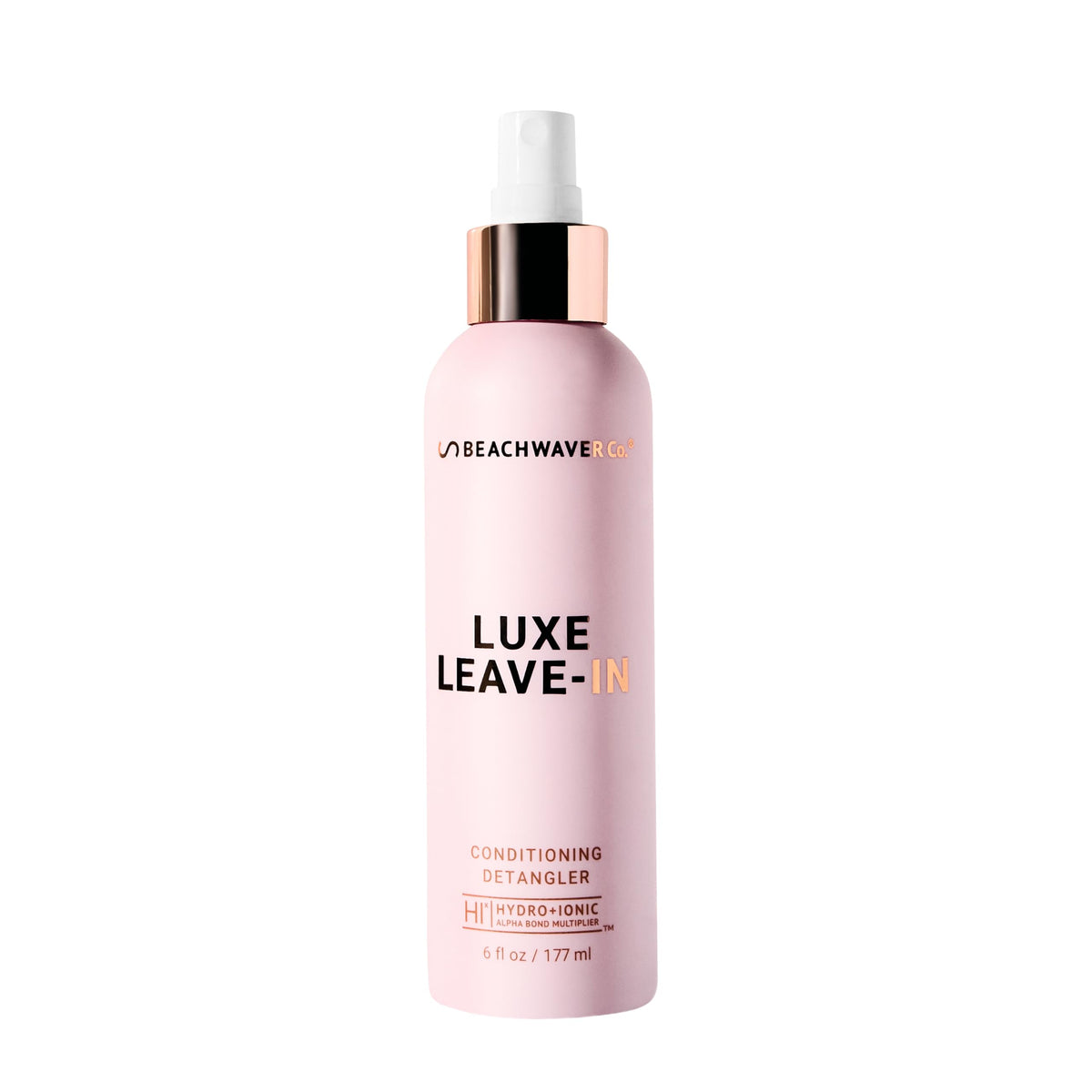 Beachwaver bottle front packaging showing branding and size for easy identification