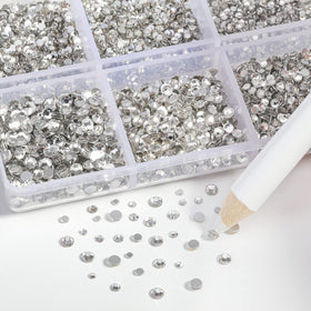 BEADSLAND mixed sizes sorted in compartments for quick size selection and storage